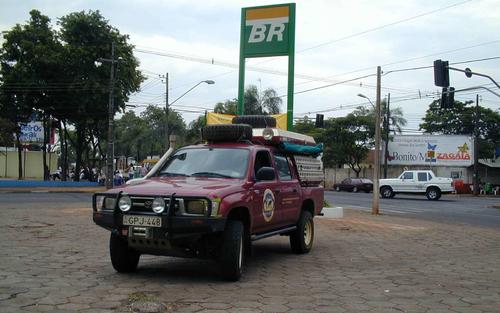 Egy brazil benzinkútnál, Brazília
