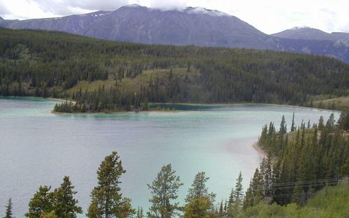 Emerald Lake, Yukon, Kanada