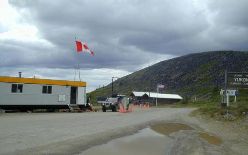 Határállomás ahova hetente jön a váltás, Yukon, Kanada