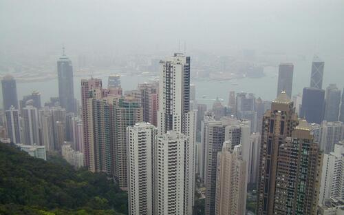 Hong Kong a Victoria csúcsról