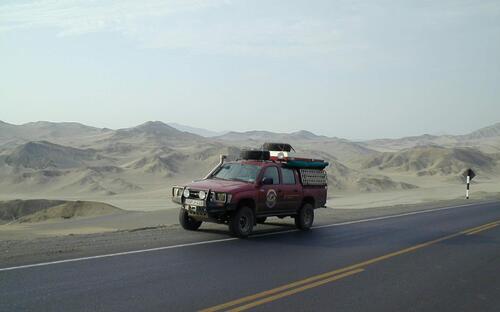 Toyota a sivatagban, Peru